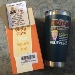 Tumbler Bundle (6) President Trump “Great Dad" Humorous